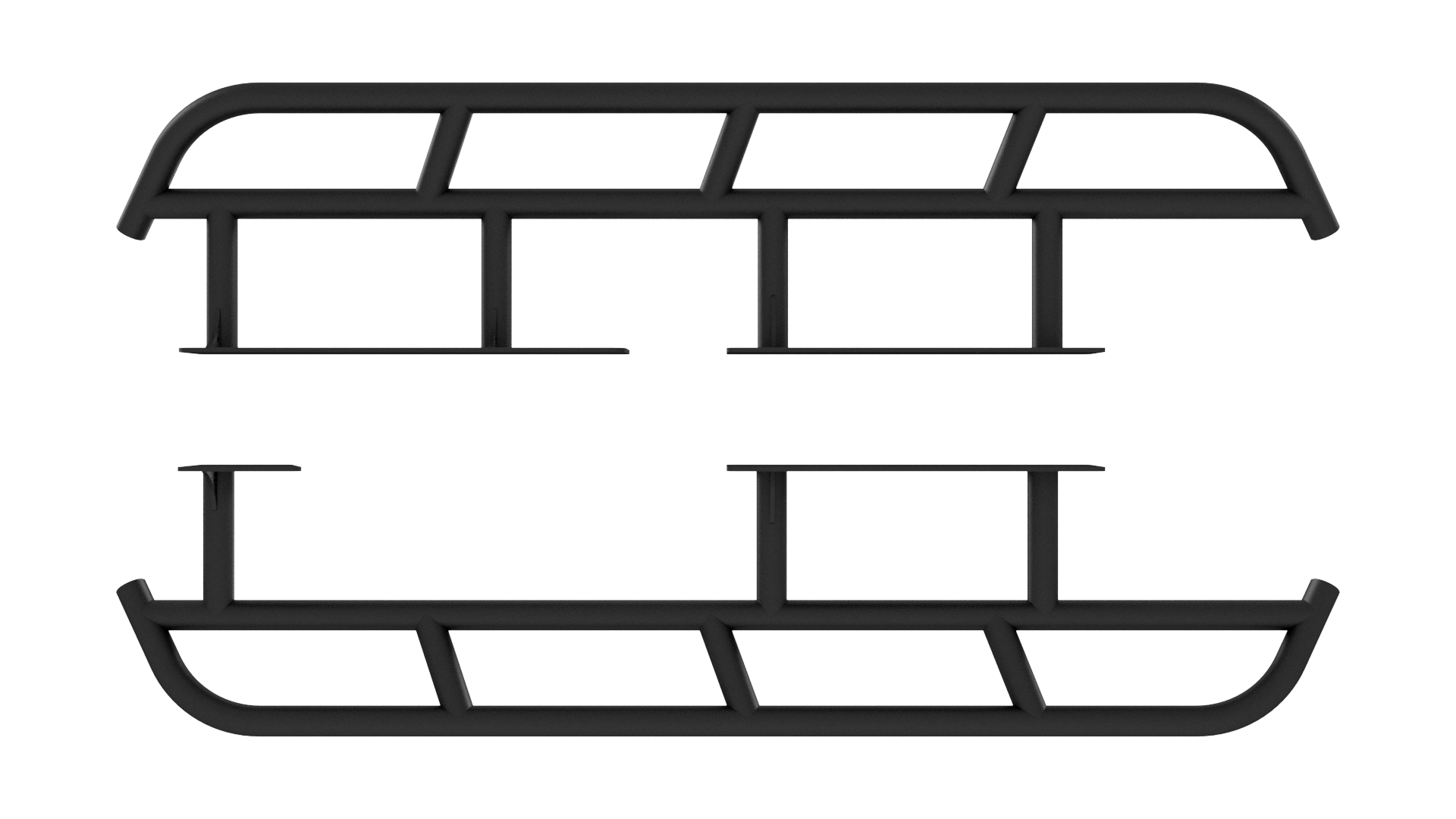 2010+ Toyota 4Runner Angled Sliders **No Kick Out**