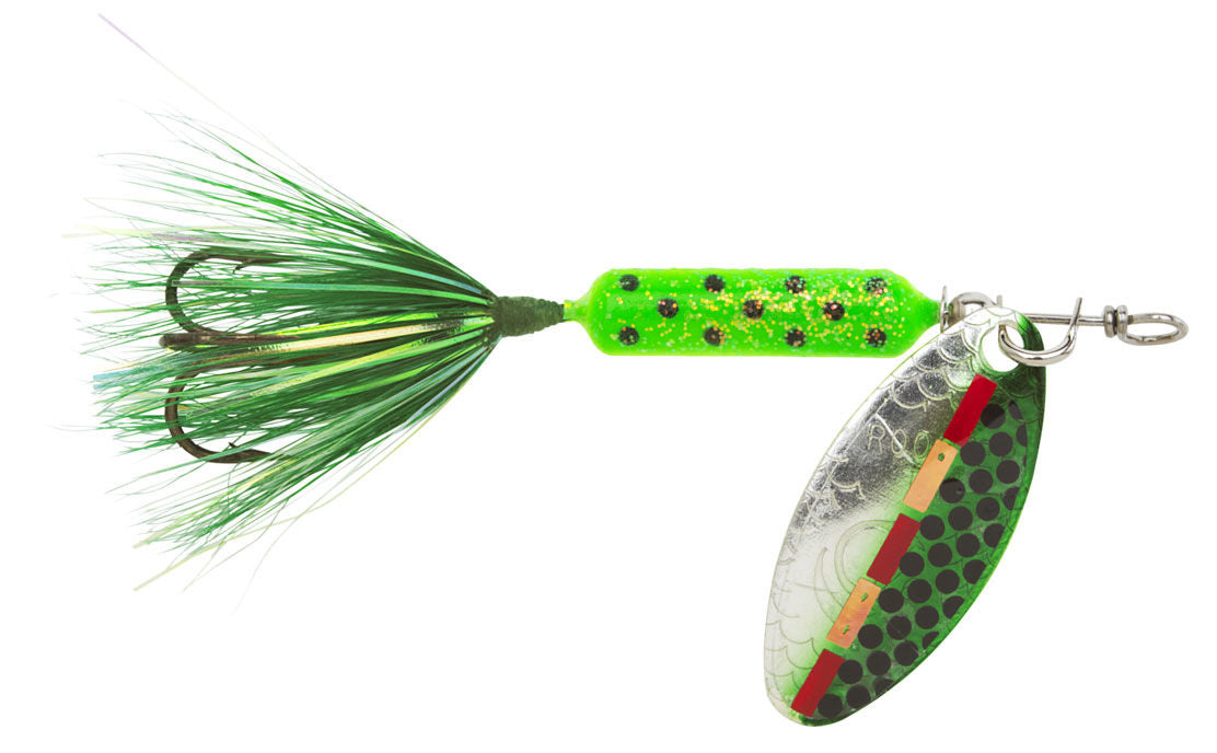 Rooster Tail Tnsl Lime Ch 1/16oz