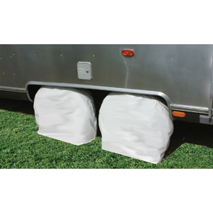 Camco Rv 45325 Cover, Tire, 36-39", Arctic White, 1/Pr