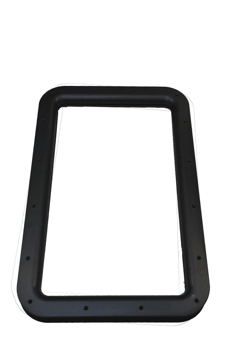 AP Products 015-2014762 Black Inner & Outer Window Frame W/ Seals - W/O Glass