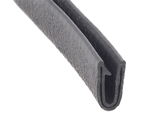 AP Products 018-3006 Clip On U-Channel Trim 9/16" x 1/4" x 50' OD Black