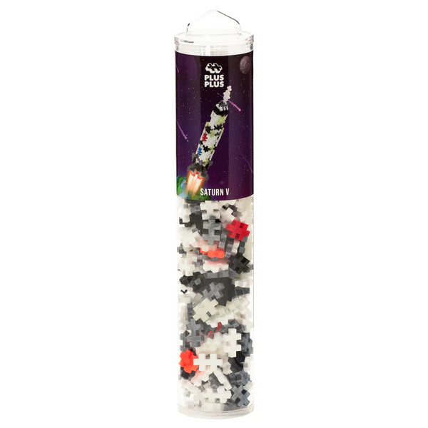 Plus Plus Puzzle Tube - 240 pc - Saturn V Rocket