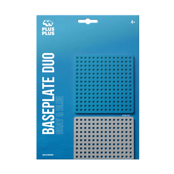 Plus Plus Baseplate Duo - Gray and Blue 9