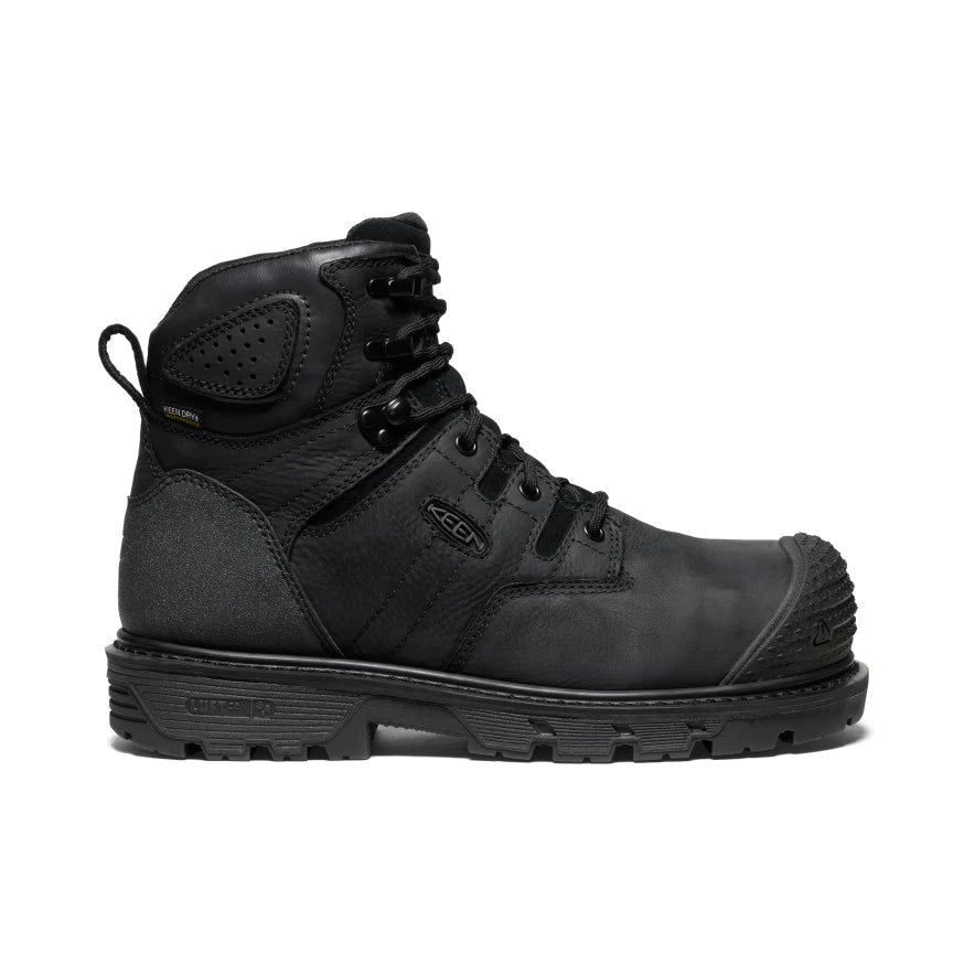 Keen Men's Camden 6" Waterproof Carbon-Fiber Toe Boot (Black) 9D