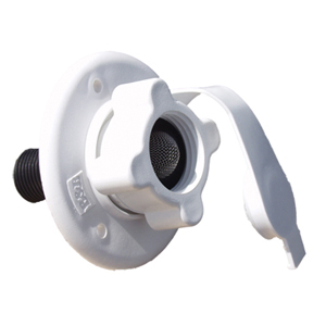 JR Products 160-85-A-2P-A City Water Flange - Polar White