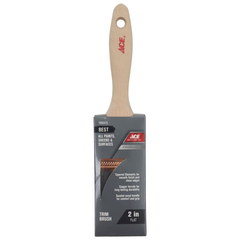 Ace Best 2 in. Flat Trim Paint Brush
