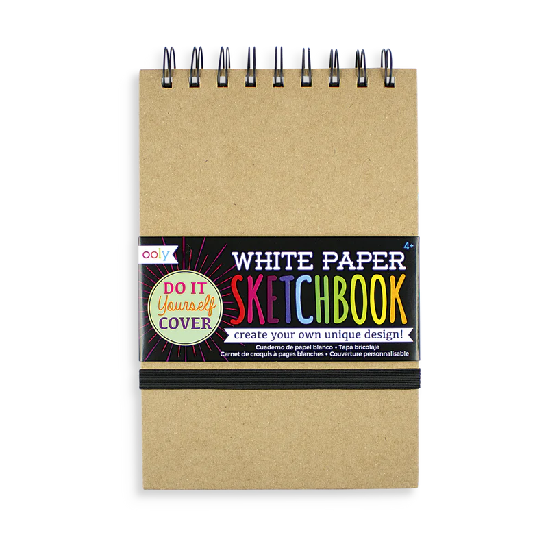 Ooly White DIY Cover Sketchbook - Large