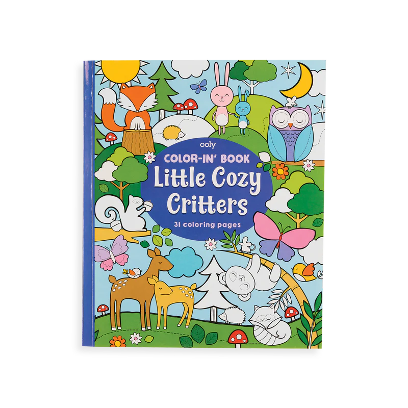 Ooly Little Cozy Critters Coloring Book