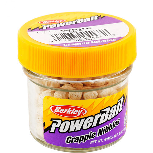 Berkley CNW PowerBait Crappie Nibbles - White