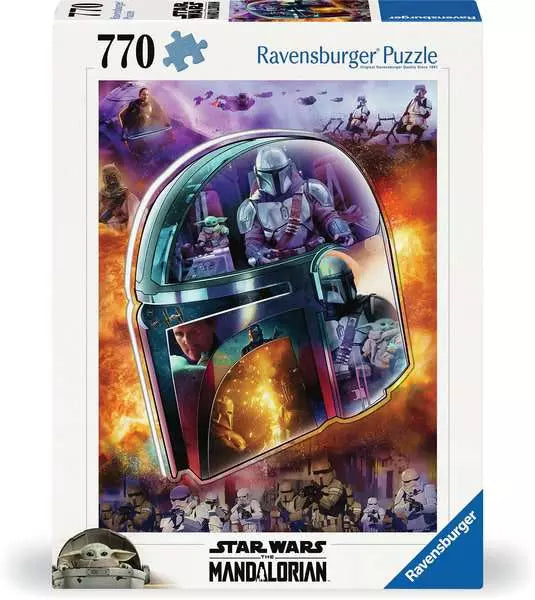Jigsaw Puzzle The Mandalorian Helmet - 759 Pieces Puzzle