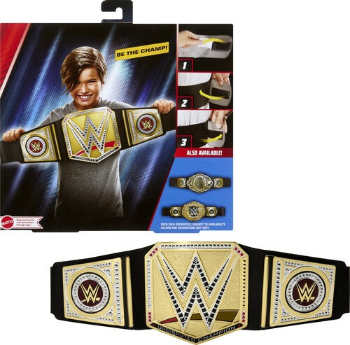 WWE Championship Title Belt Adjustable for Childrens Role Play (1 Belt per purchase)