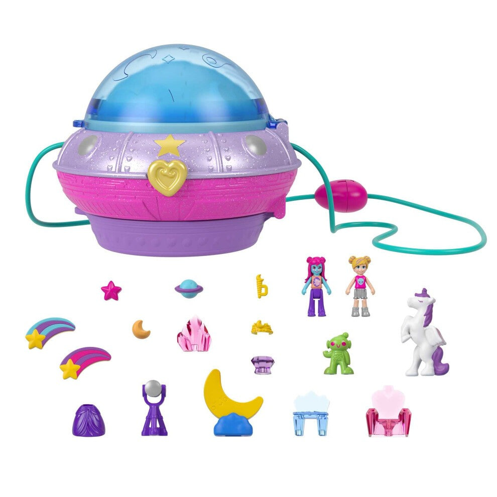 Polly Pocket Dolls and Accessories, Compact with 2 Micro Dolls