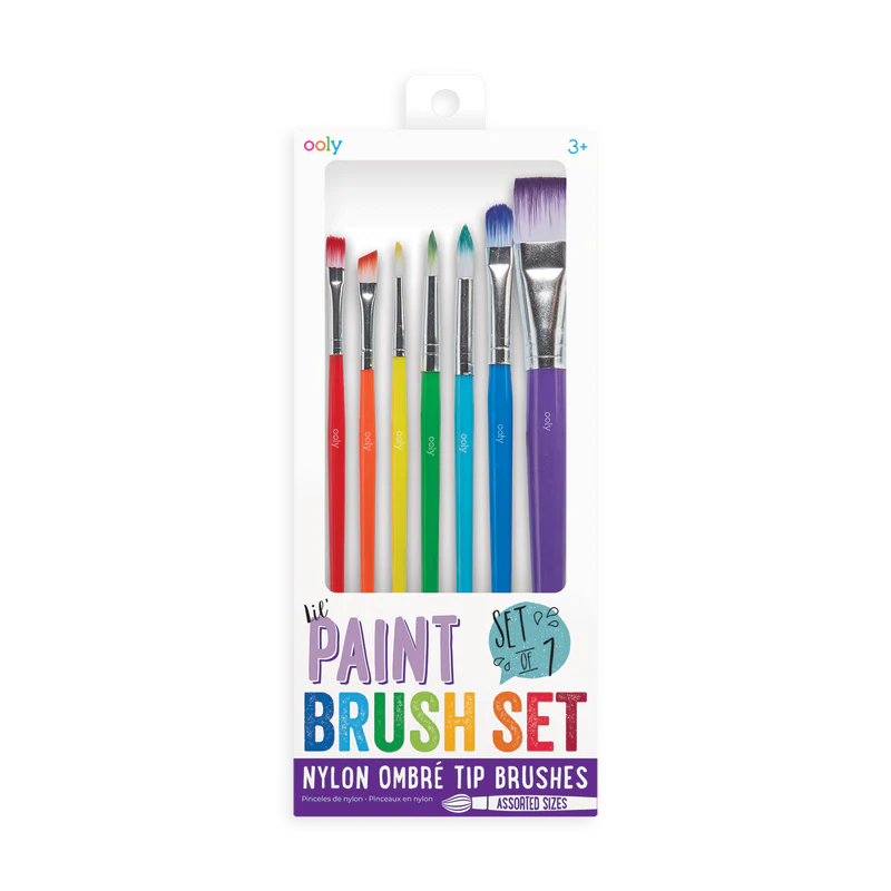 Ooly Lil' Paint Brush Set (7 Set)