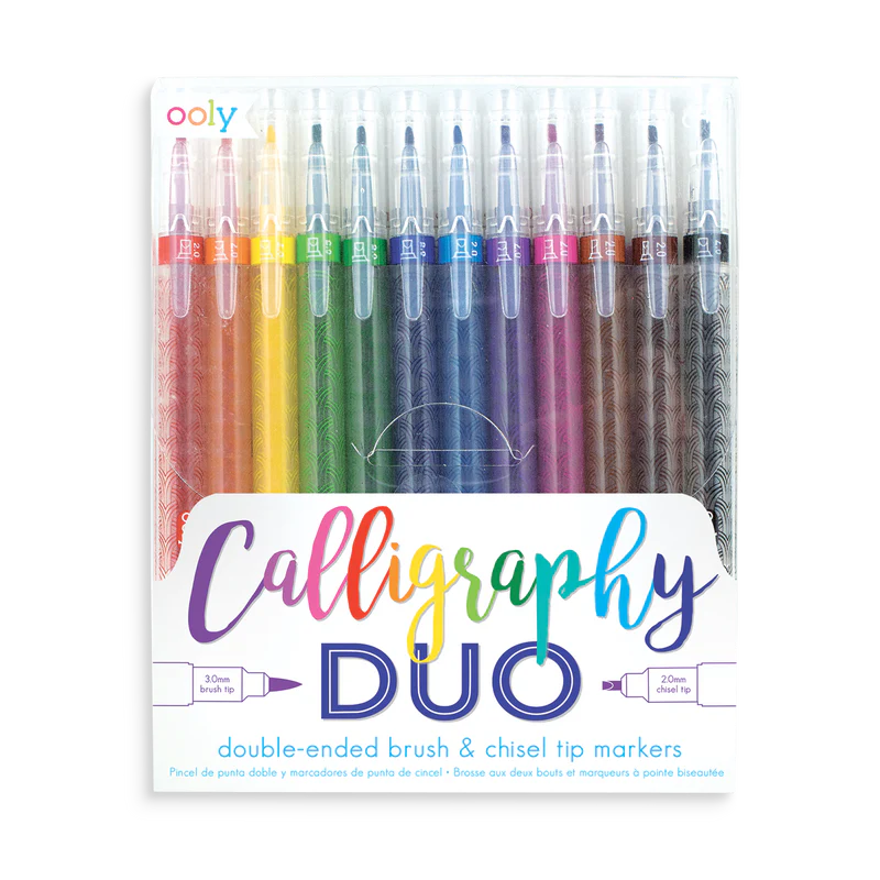 Ooly Calligraphy Duo Chisel and Brush Tip Markers