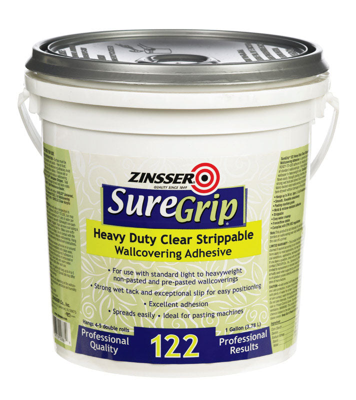 Zinsser SureGrip 122 High Strength Clear Adhesive 1 gal (In-Store Pickup Only)