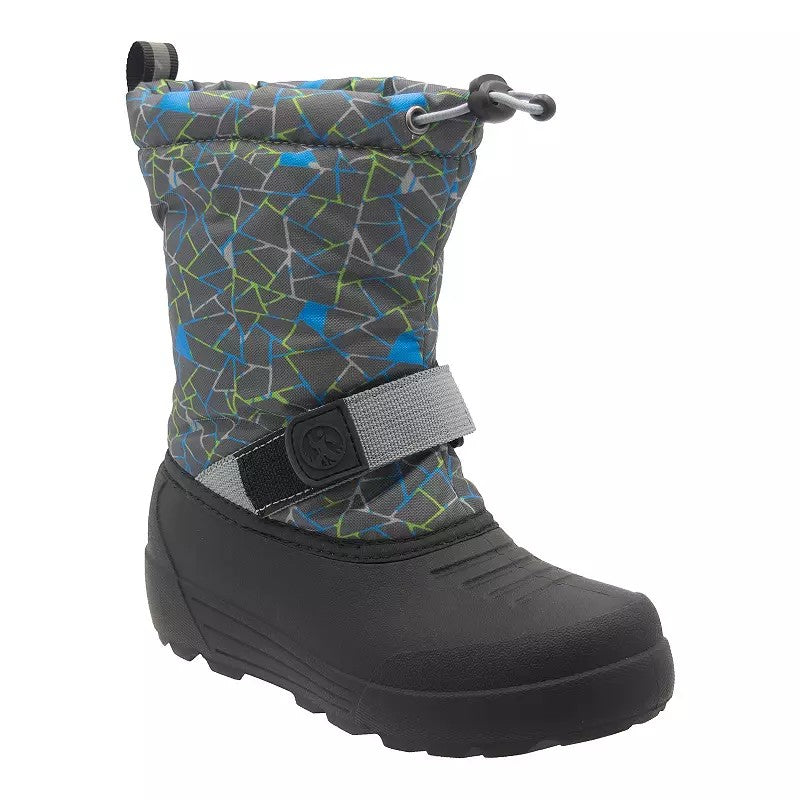 Northside Big Kid's Frosty Insulated Winter Snow Boots (Charcoal/Multicolor) Size 4