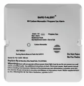 MTI Industries | Dual LP/CO Alarm | Flush Mount | 45-742-WT | White