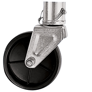 Bulldog Ce555 0101 Tongue Jack Caster 6" Wheel 2" Tube - 1,200 Lb W/Pin