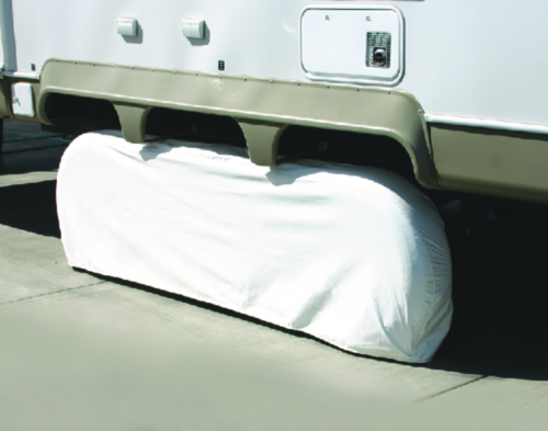 Adco 3982 Single Polar White Triple Axle Tire Gard