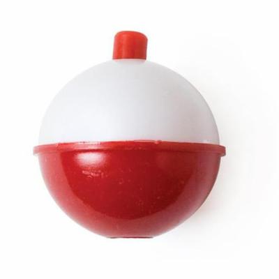 Eagle Claw Snap-on Round Float - Red/White 2in