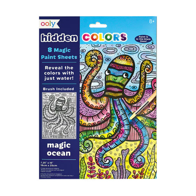Ooly Hidden Colors Magic Paint - Magic Ocean