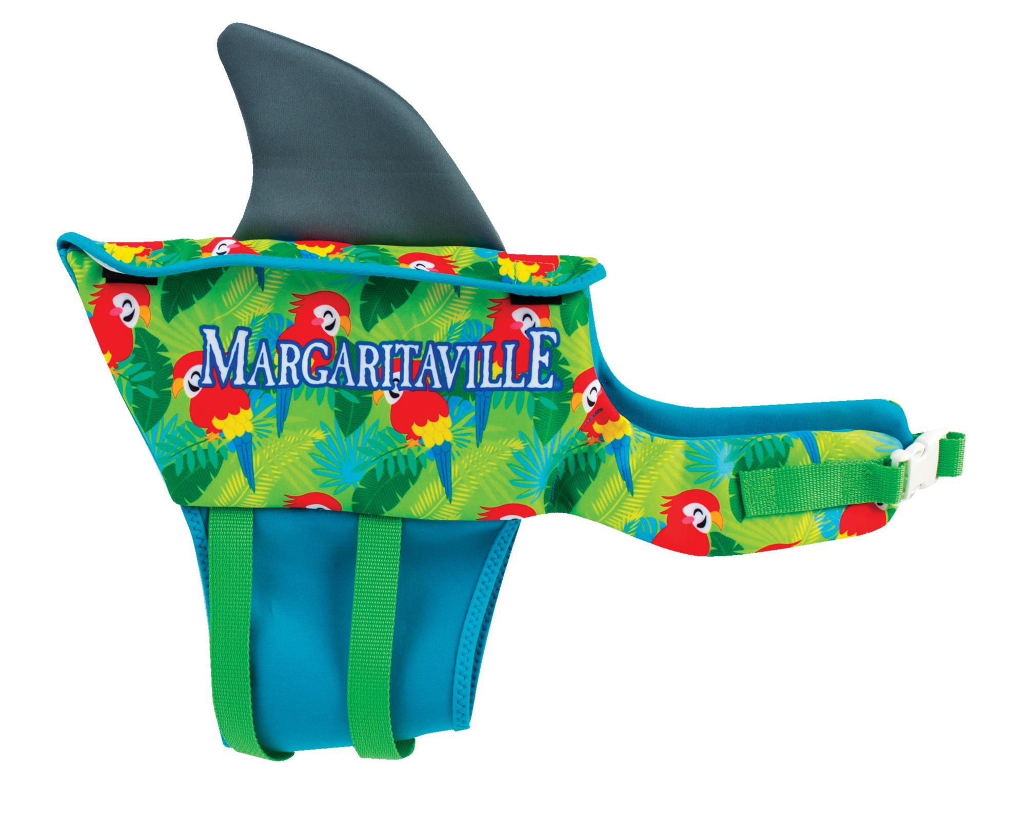 Margaritaville Pet Nylon Life Vest, Small, Green