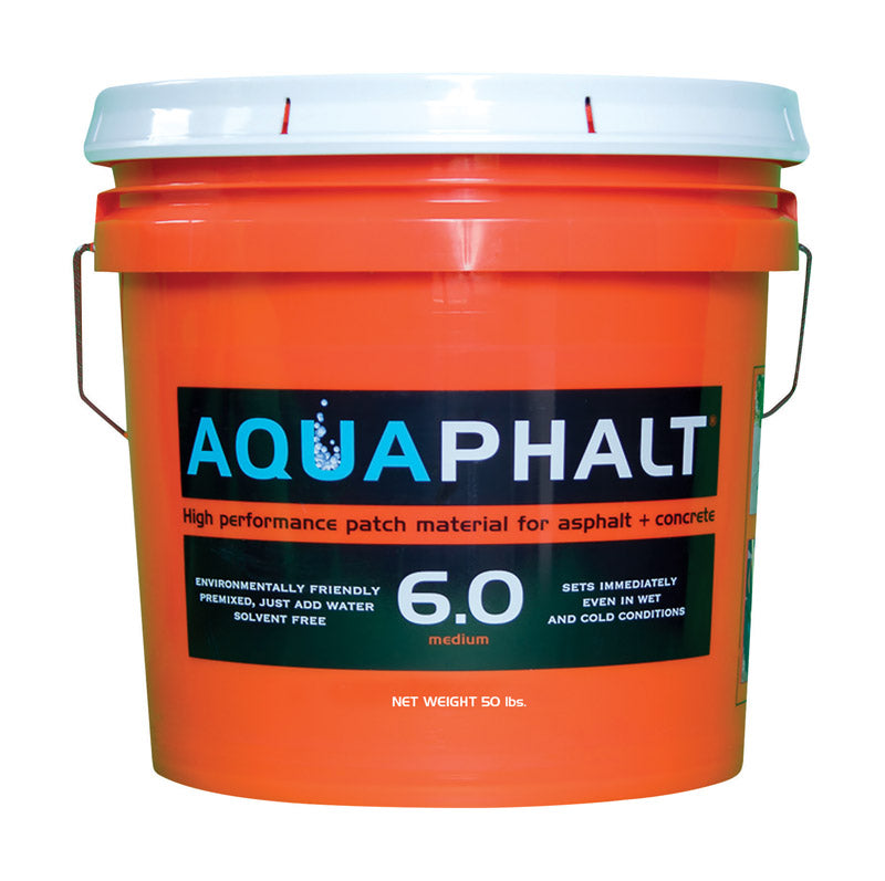 Aquaphalt 6.0 Black Water-Based Asphalt and Concrete Patch 3.5 gal (In-Store Pickup Only)