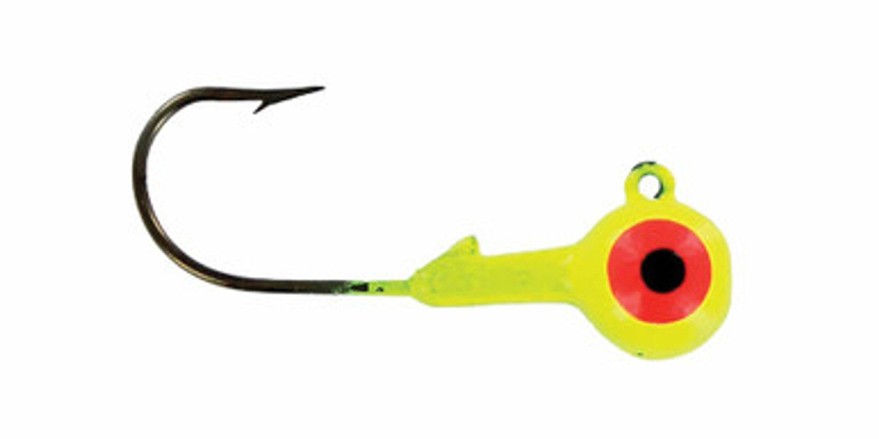 Big Bite Jig Double Eye 1/32oz Chartreuse