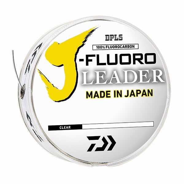 DAIWA J-Fluoro 100% Fluorocarbon Leader Fishing Line, 10-lb Test