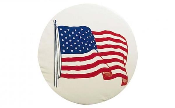 Adco 1783 US Flag Tire Cover - Size C
