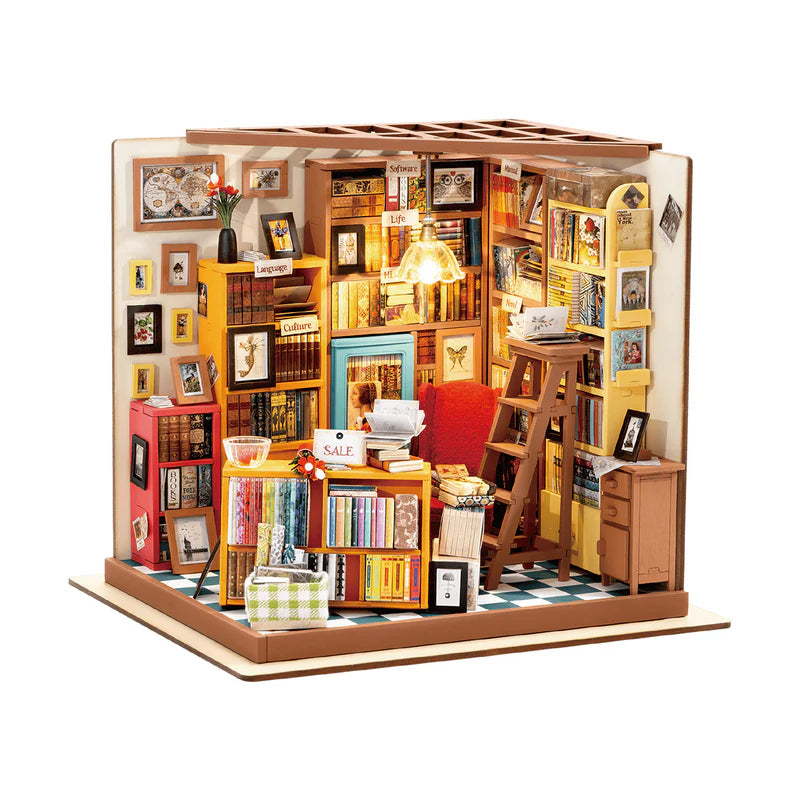 Sam's Study Library DIY Miniature House Kit