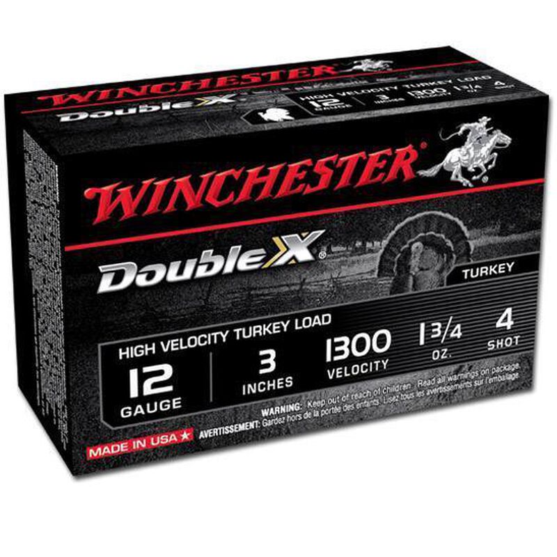 Winchester Double X Turkey Shotshells 12 Gauge 3 in 1 3/4oz - 10 Round Box