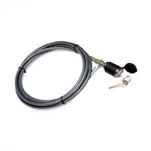 Ct Johnson Cab Cable Lock, 5/16 X 10 Ft