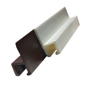 Curtain Carrier, Slide Mount, Internal, Wall Mount, Type C, 48", Brown