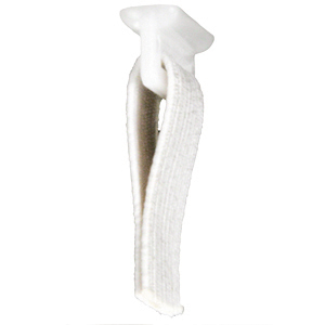 JR Products 81275 Elastic Type C Sew-In Curtain Carriers