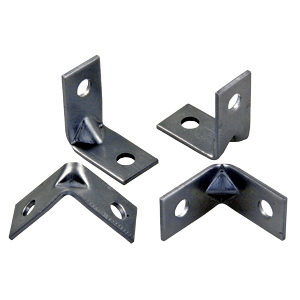 Angle Brackets, 90 Deg, Multi-Purpose, 4/Pk
