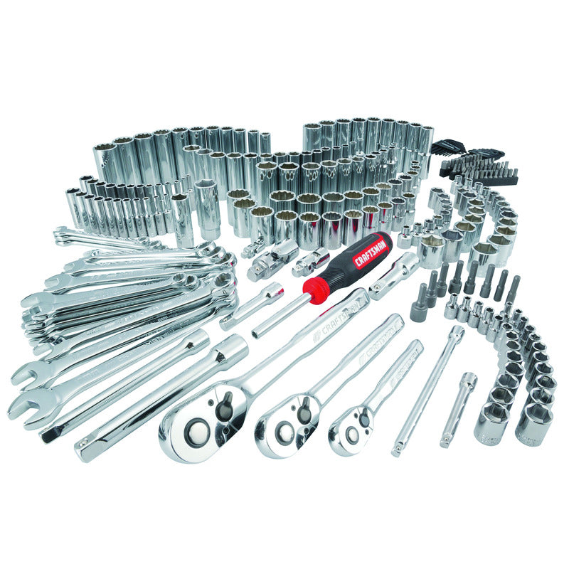 Craftsman 1/4, 3/8 and 1/2 in. drive Metric and SAE 6 and 12 Point Mechanic's Tool Set 308 pc (IN-STORE PICKUP ONLY)