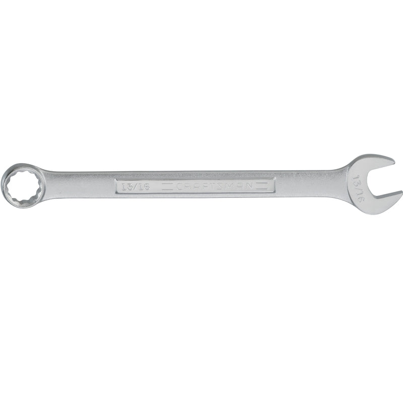 Craftsman 13/16 in. X 13/16 in. 12 Point SAE Combination Wrench 10.5 in. L 1 pc