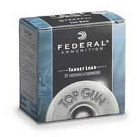 Federal Top Gun Target, 2 3/4" Shell, 1 Oz., 12 Gauge Shotshells, 25 Rounds