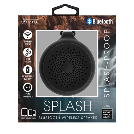 Sentry Splashproof Bluetooth Wireless Speaker