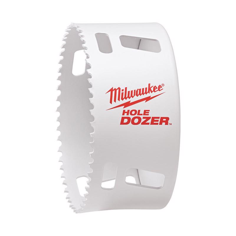 Milwaukee Hole Dozer 4-1/8 in. Bi-Metal 1.9 in. L X 1/4 in. D Hole Saw