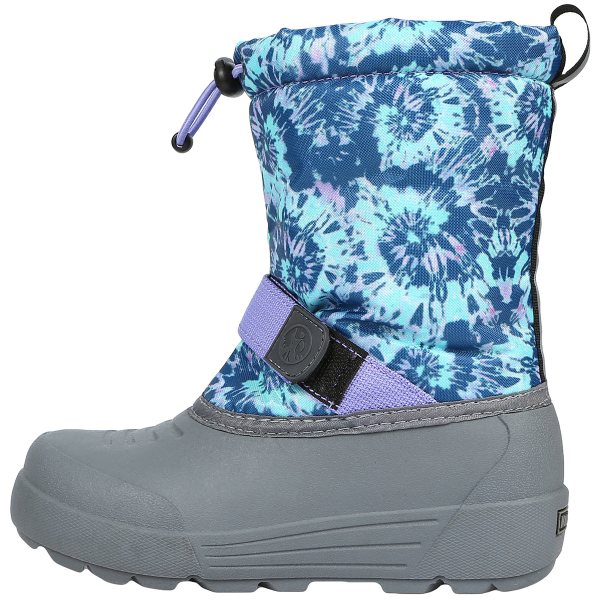 Northside Frosty Girl's Insulated Winter Boots (Aqua/Lilac Print) Size 11-5