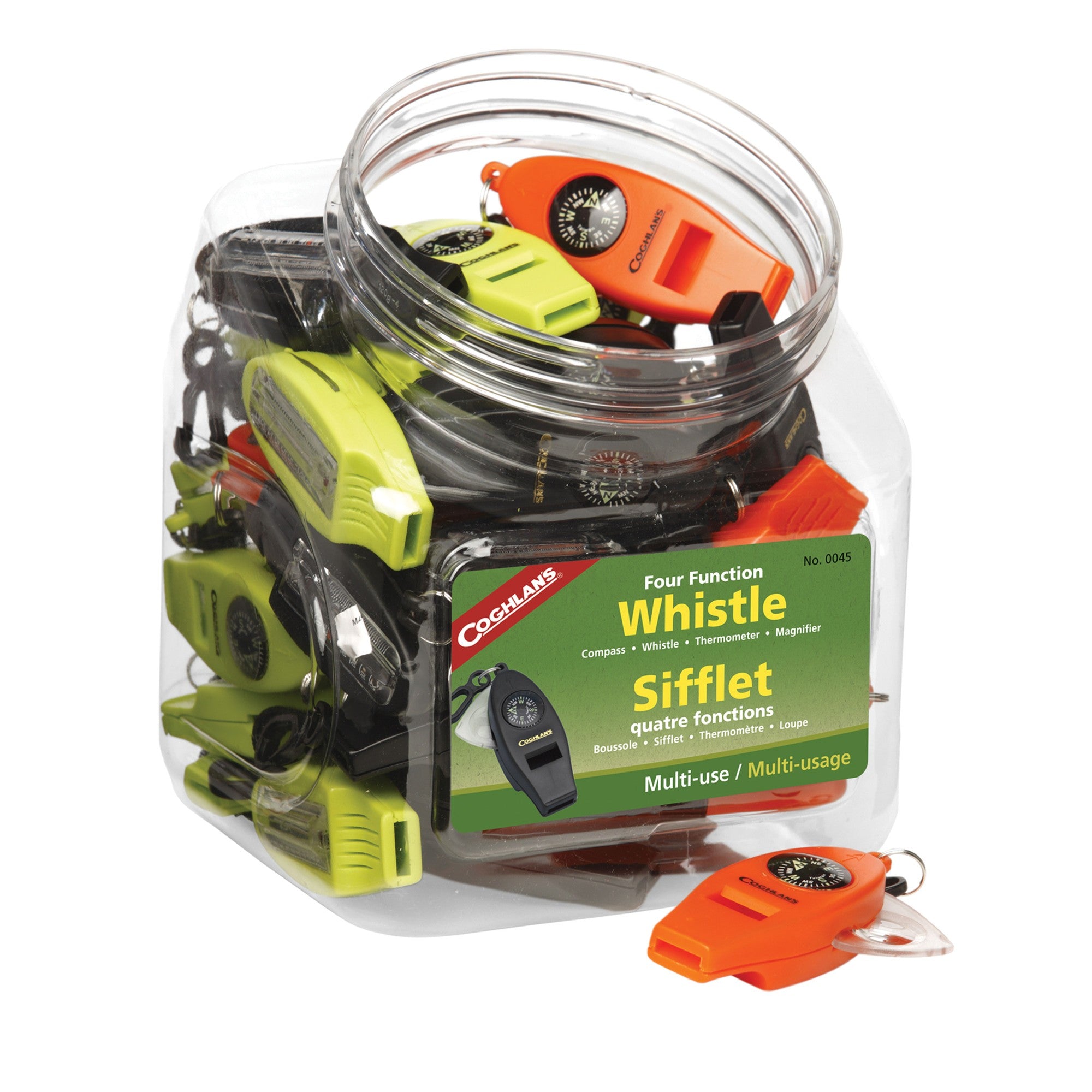 Coghlan's Four Function Whistle (1 Whistle per purchase)