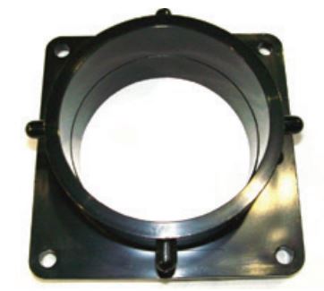 LaSalle Bristol 3" Adapter Sewer Waste Valve Fitting, Flanged Fittings, 3 Inch Bayonet, With Flange