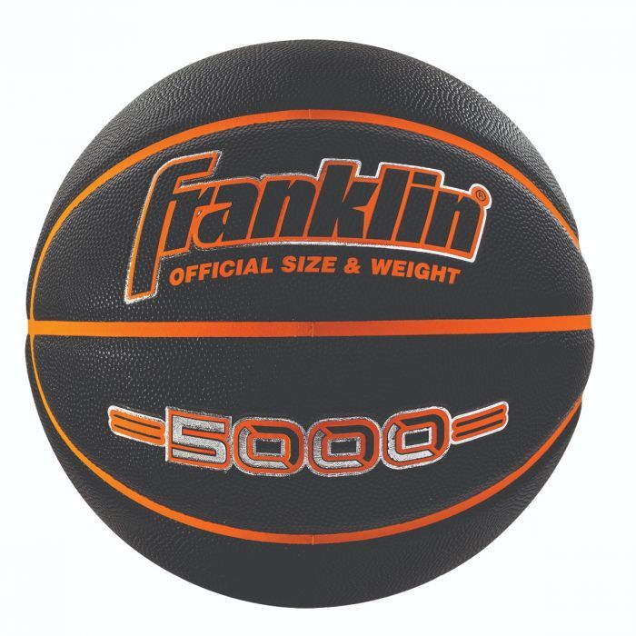 Franklin Sports 5000 Indoor Basketball - Black w/Orange