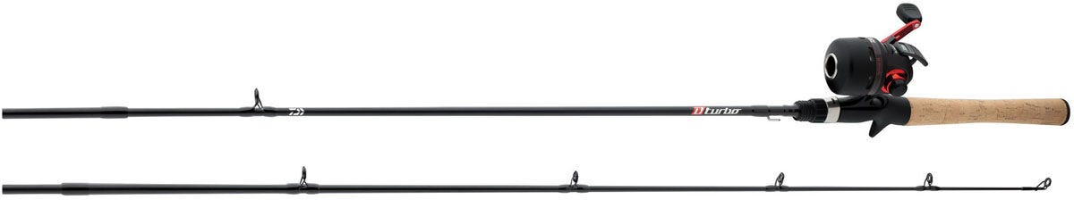 Daiwa D-Turbo Spincast PMC 6ft 6in 2pc Combo