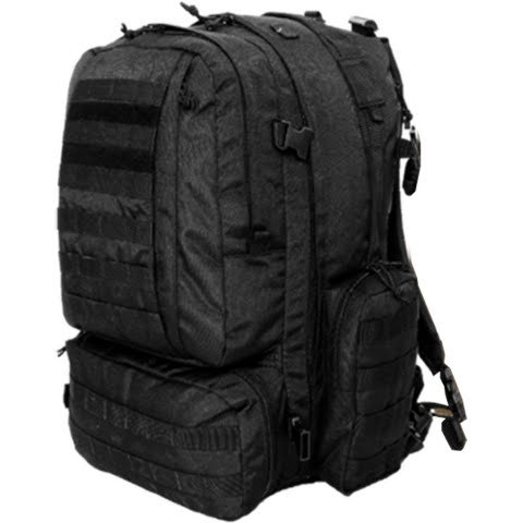World Famous Tactical Large Transport Daypack - Black