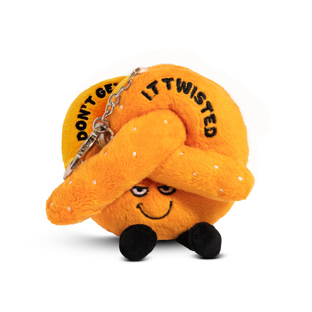 Don't Get It Twisted Pretzel Plush Punchkin Bag Charm