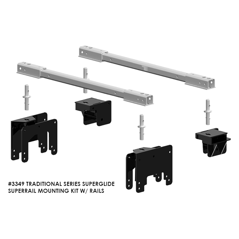 Pullrite 3349 Superrail Mounting Kit Ram for 2003-2012 Ram 2500-3500