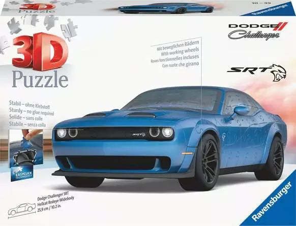 3D Puzzle Car Dodge Challenger SRT® Hellcat Redeye Widebody - 108 Pieces